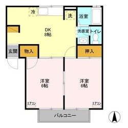 セジュール藤塚（高崎市藤塚町）の物件間取画像